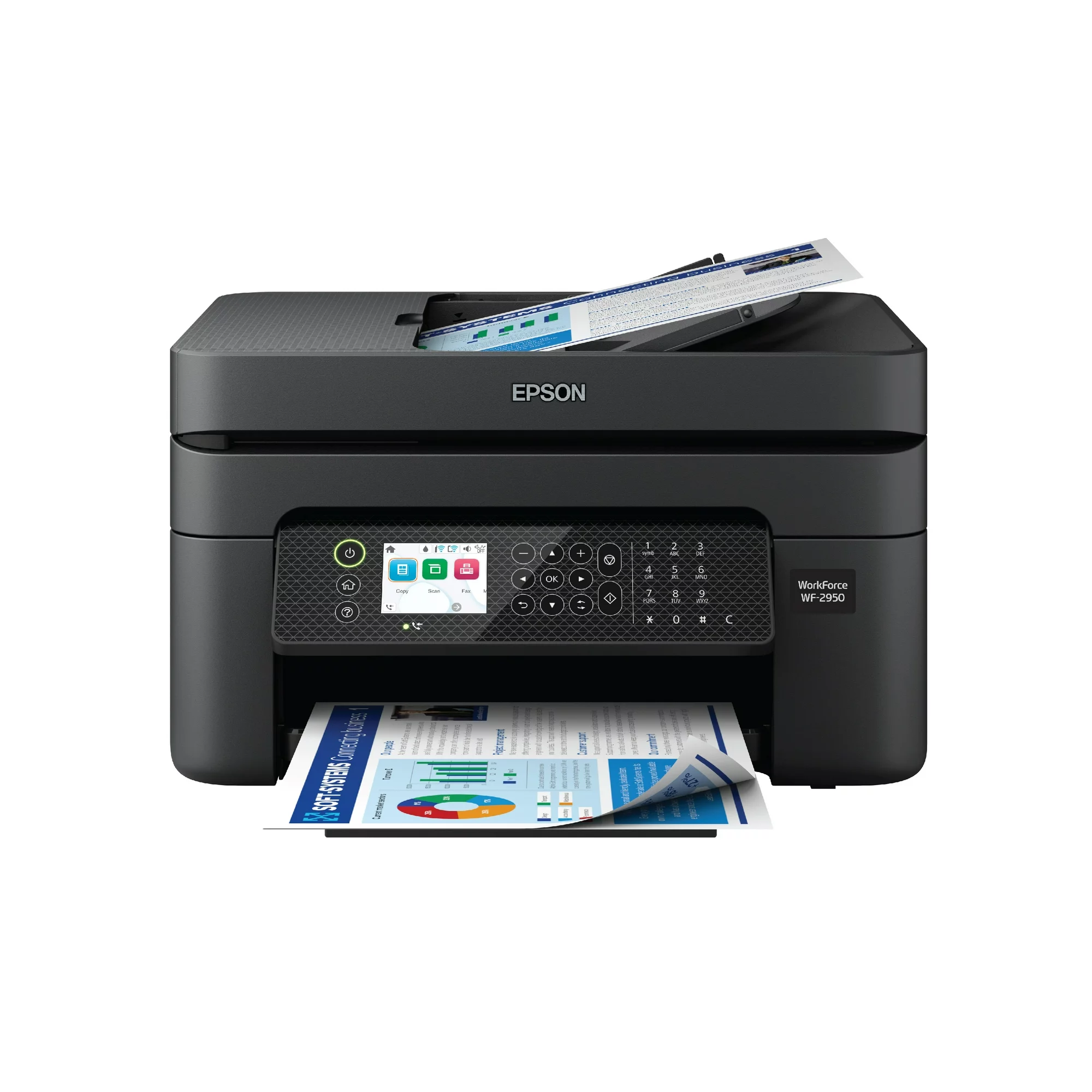 [Renewed]Epson WorkForce WF-2950 All-in-One Wireless Color Printer with Scanner